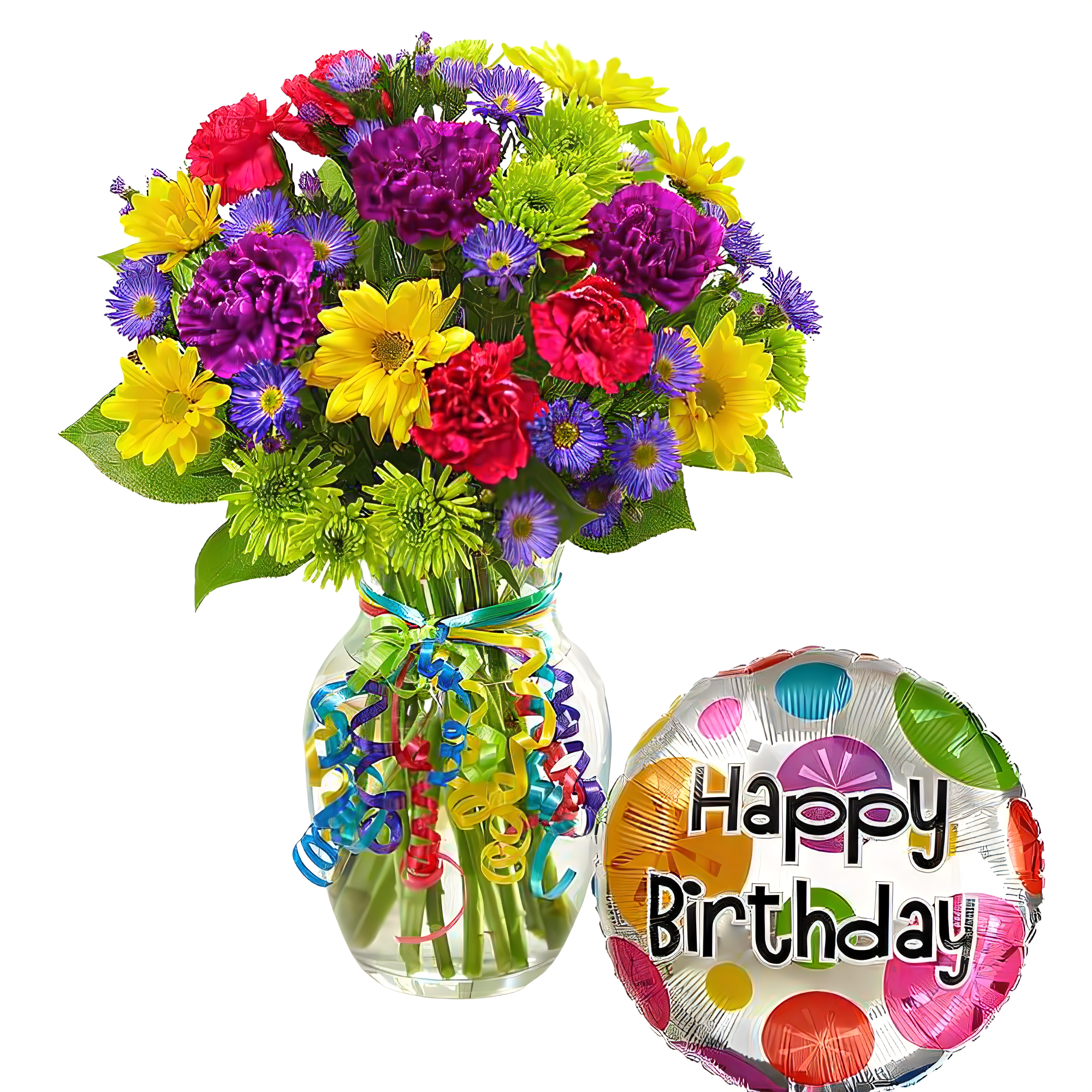 Manhattan Flower Delivery - It's Your Day Bouquet Happy Birthday - Birthdays