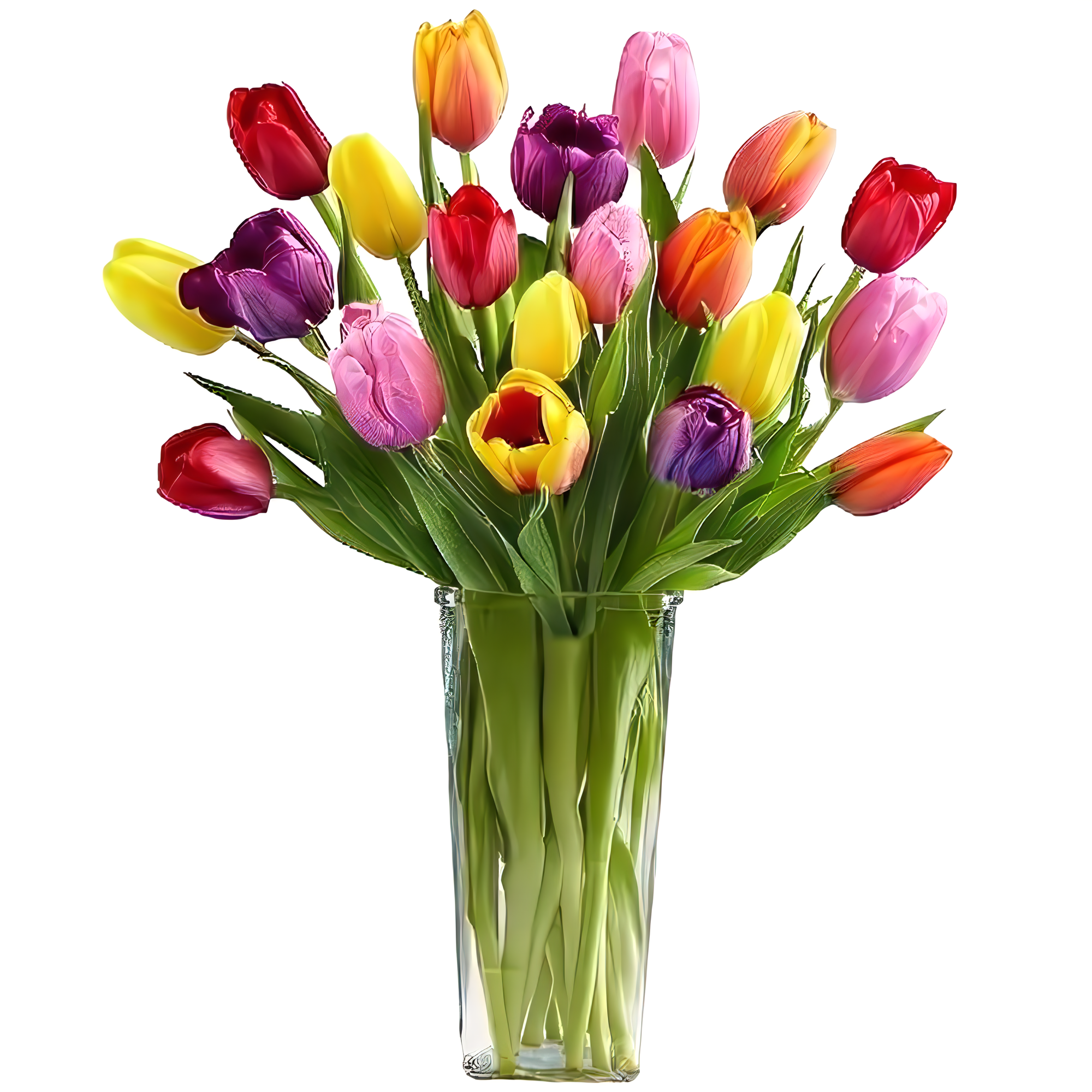 Manhattan Flower Delivery - Lovely Assorted Tulips - Birthdays