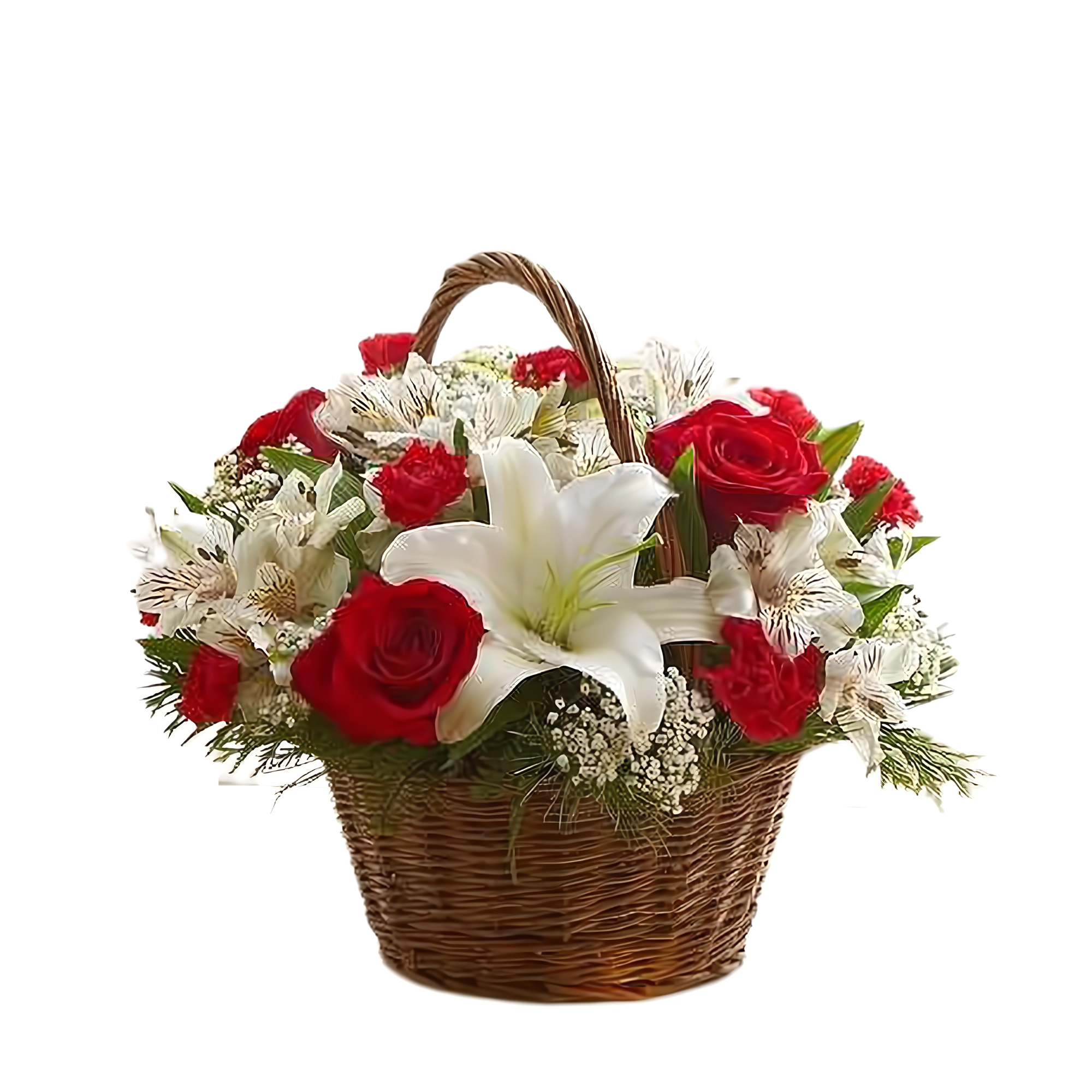 Manhattan Flower Delivery - Fields of the World for Winter Basket - Holiday Collection
