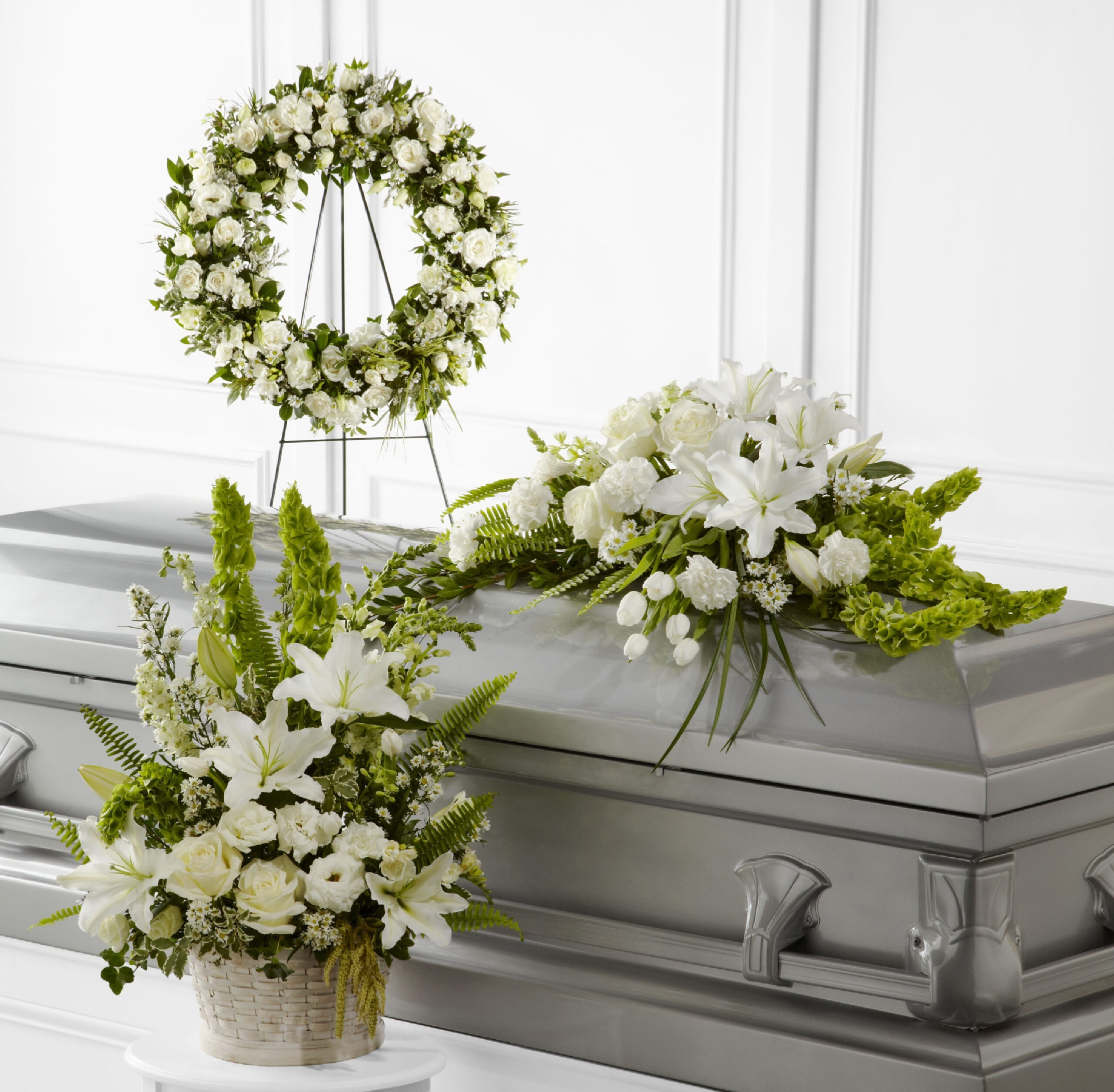 Funeral Fruit & Floral Baskets