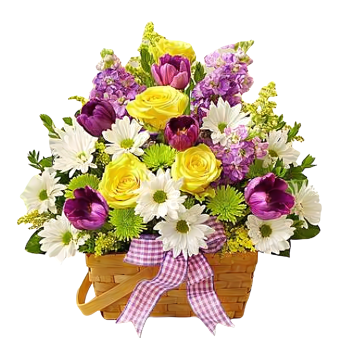 Manhattan Flower Delivery - Have A Good Day Basket - Birthdays