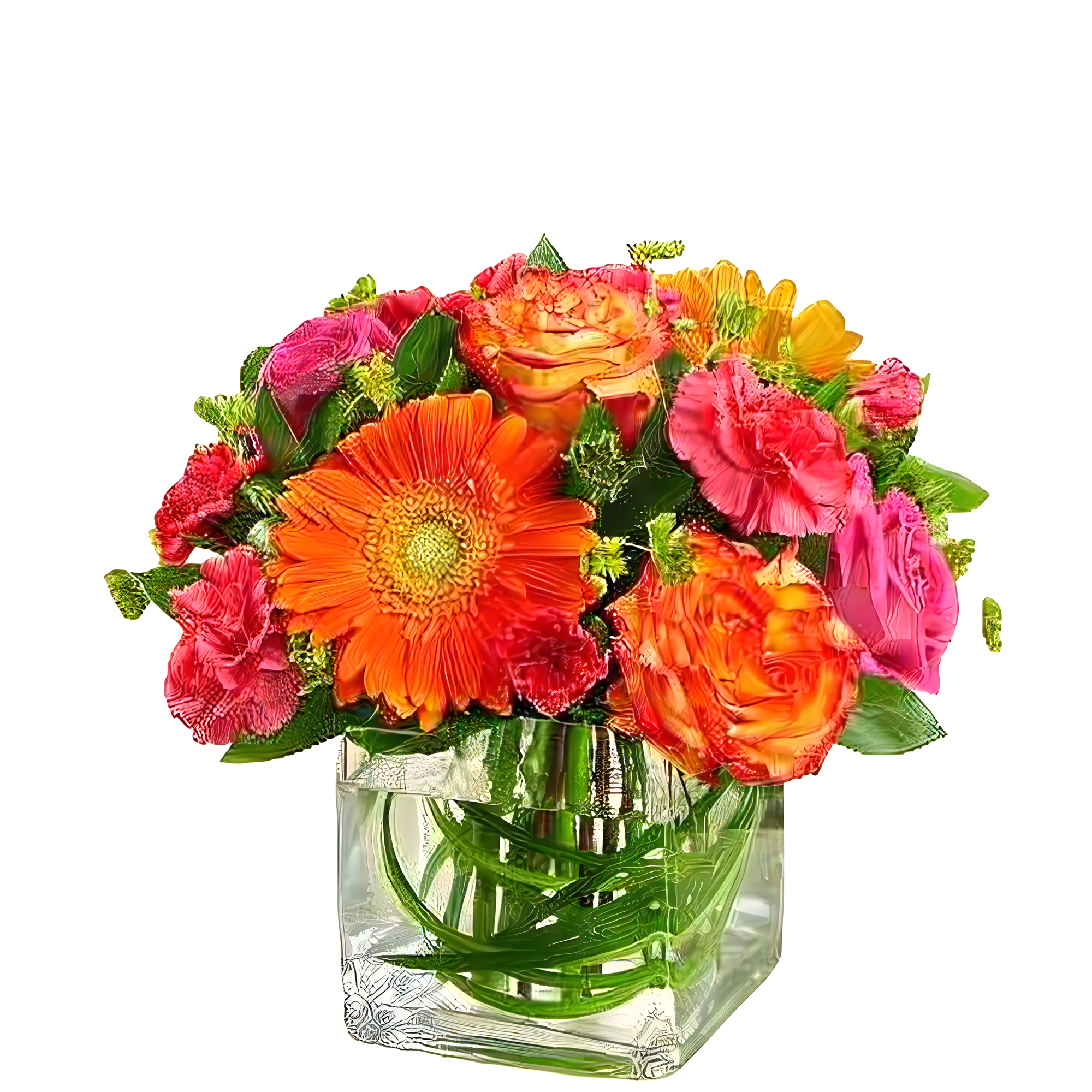 Manhattan Flower Delivery - Sunset Passion - Birthdays