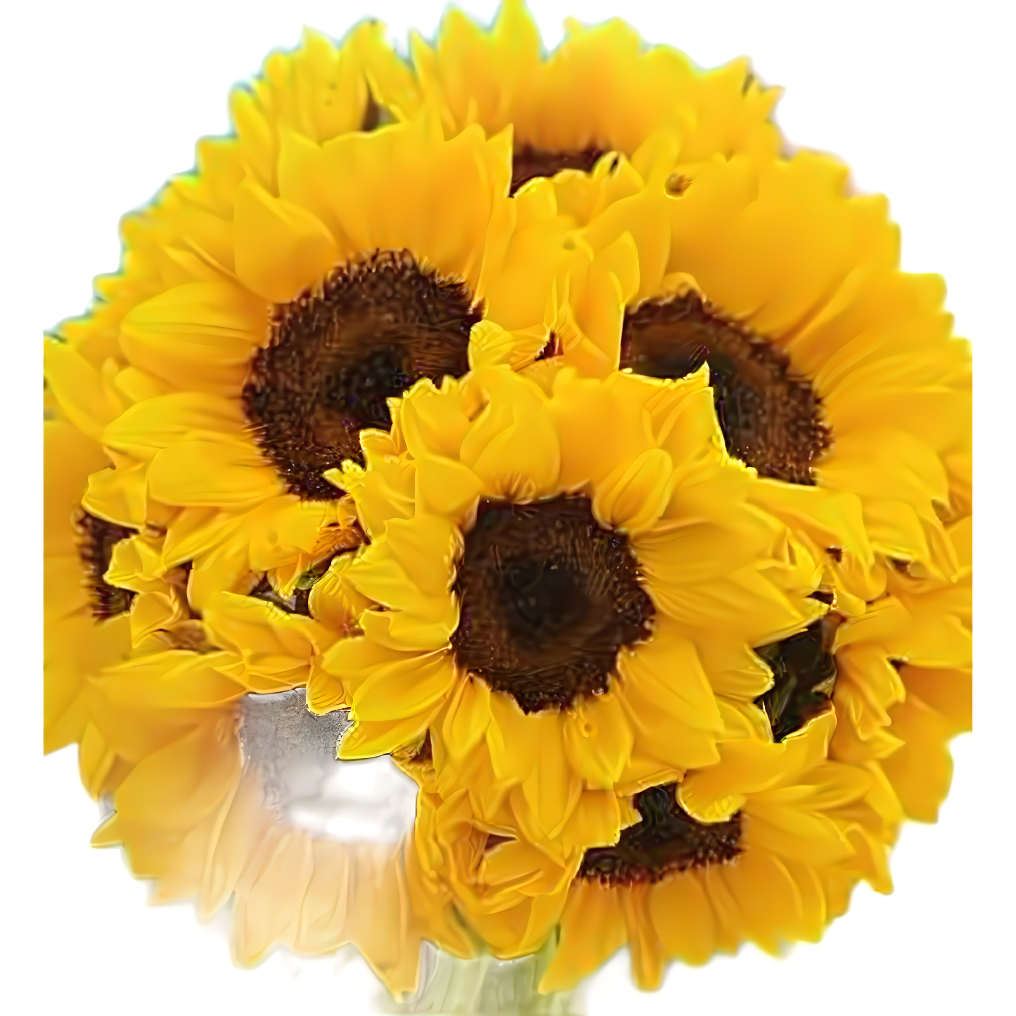 Manhattan Flower Delivery - Sunflower Wrapped Bouquet - Birthdays