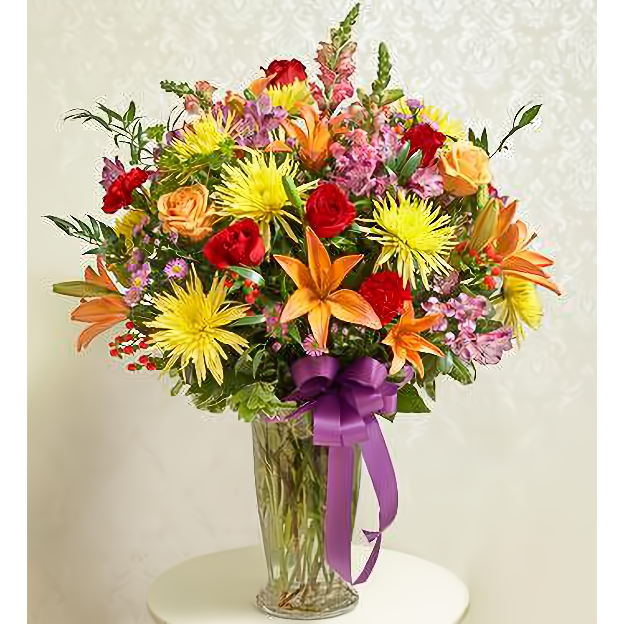 Manhattan Flower Delivery - Beautiful Blessings Bright Vase Arrangement - Funeral > For the Service