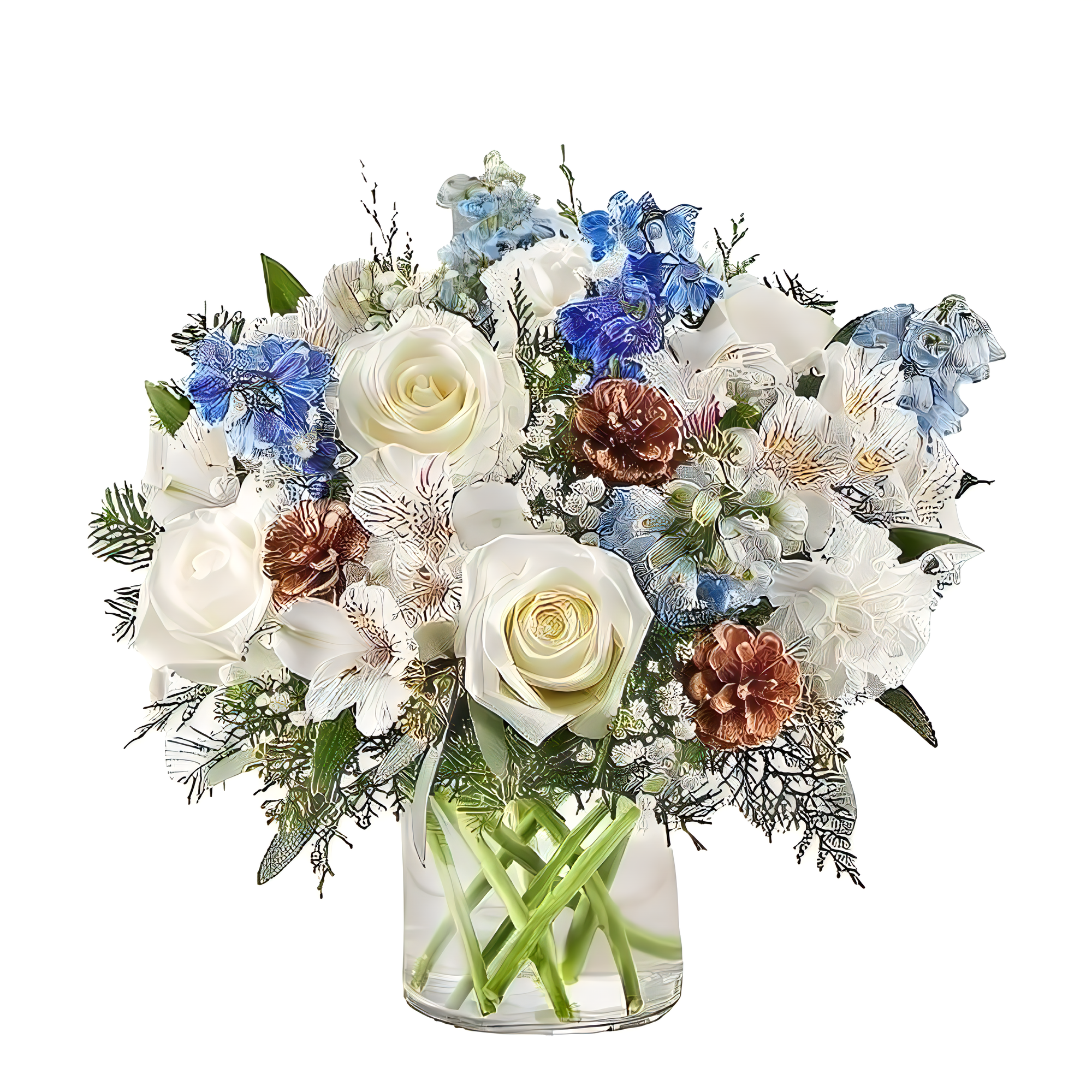 Manhattan Flower Delivery - Winter Wonderful Bouquet - Holiday Collection