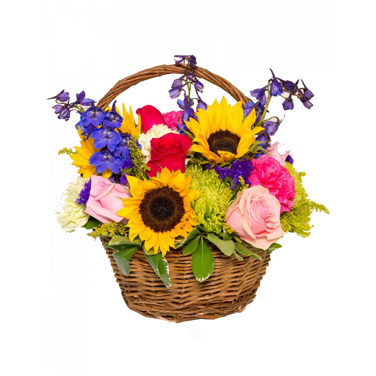 Manhattan Flower Delivery - Sunny Garden Basket - Occasions &gt; Get Well