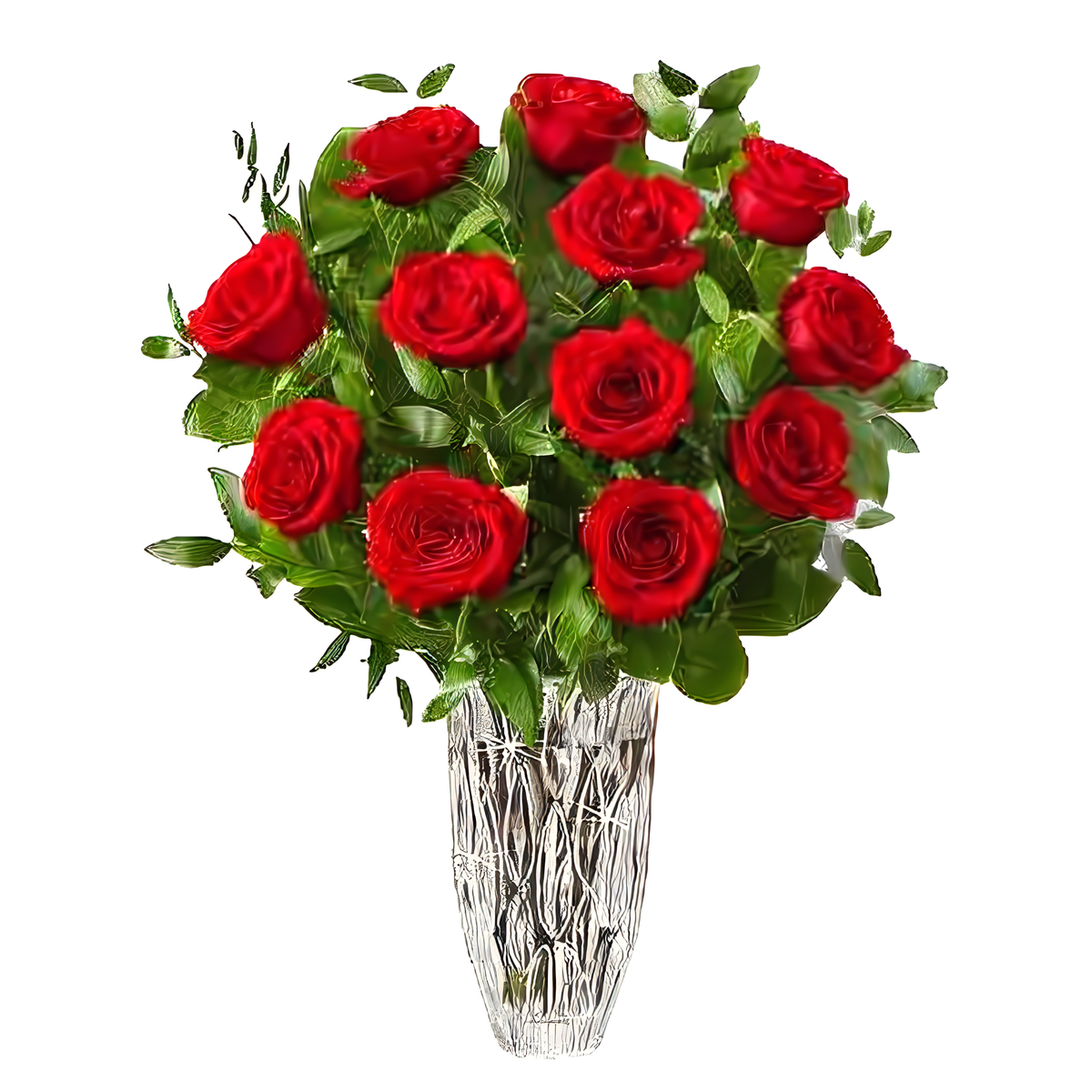 Manhattan Flower Delivery - Marquis by Waterford Premium Red Roses - Roses