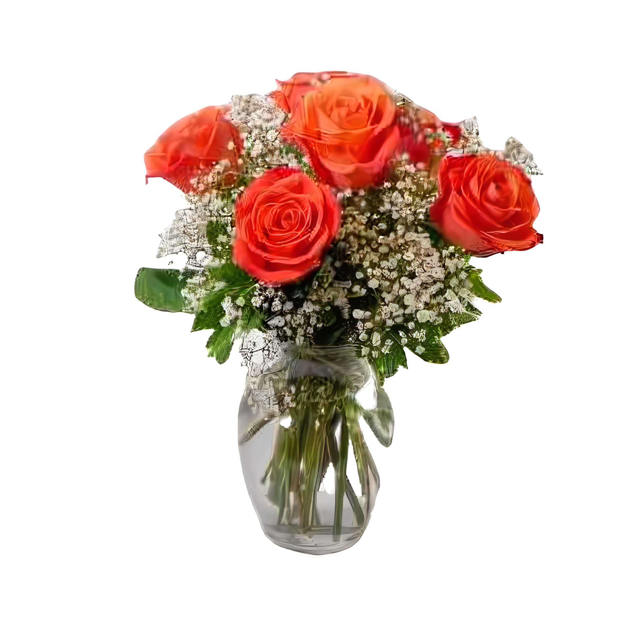 Manhattan Flower Delivery - Love's Embrace Roses Orange - Roses