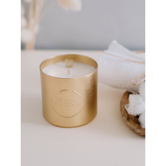 Manhattan Flower Delivery - Add French Luxury Candle - Cotton Flower Scent - Fresh Cut Flowers